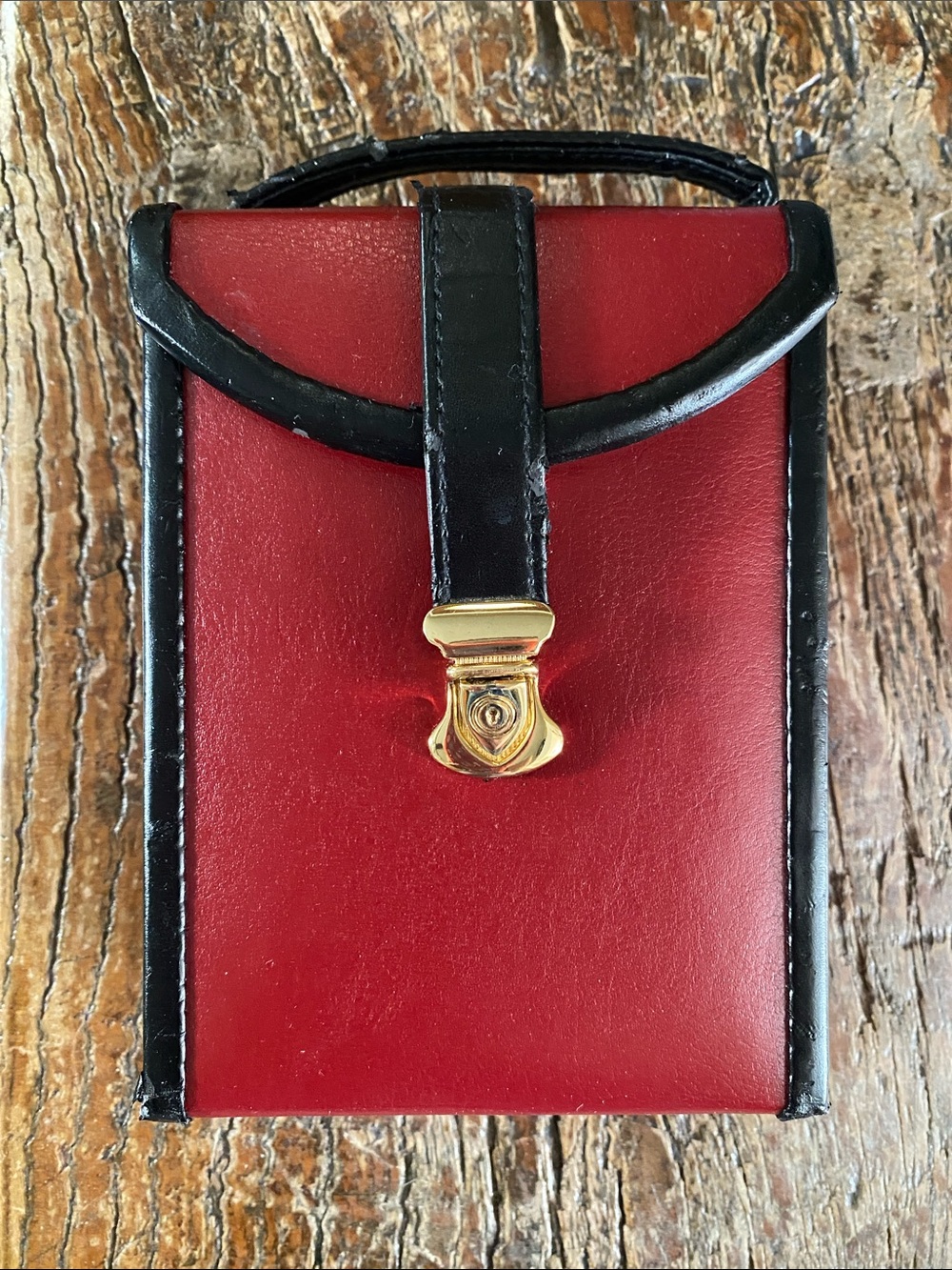 ♥️Vintage🖤DePalma Leather Travel Jewelry Case - Picture 4 of 14